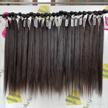 Wholesale 100% Natural Brazilian Human Hair Price List WKS Human Hair Extensions Remy Virgin Cuticle Aligned Bundles Body Wave